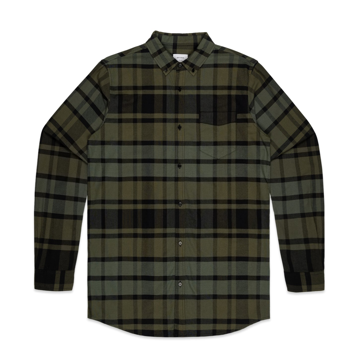 Mens Plaid Oxford Shirt - 5401P