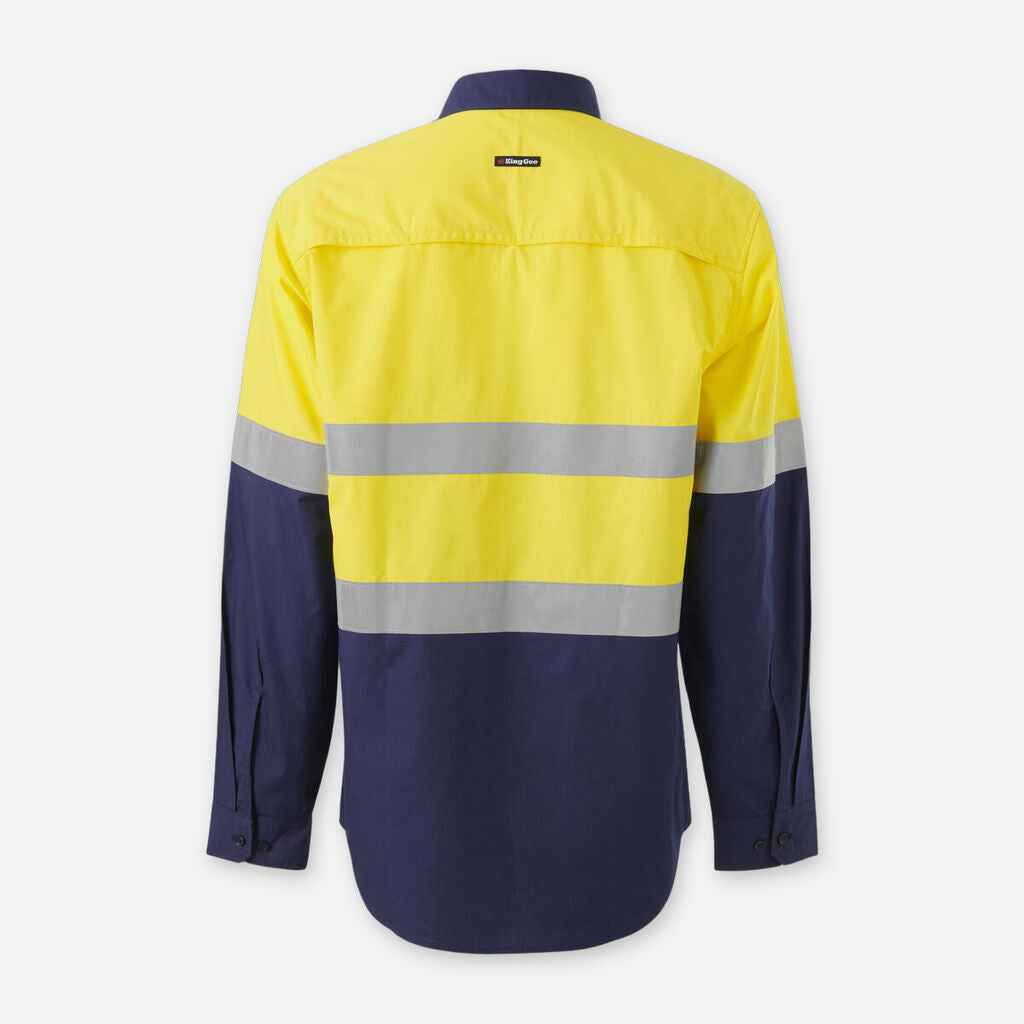 Workcool Vented Closed Front Spliced Shirt Taped Long Sleeve