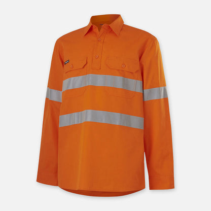 Workcool Vented Closed Front Shirt Taped Long Sleeve