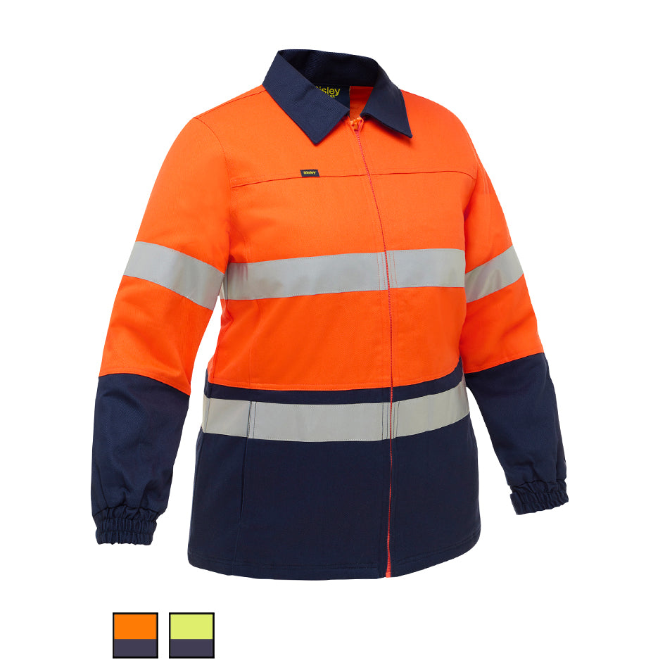 Bisley Ladies Taped Drill Jacket BKL6710T