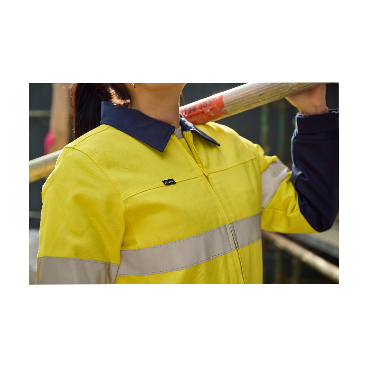Bisley Ladies Taped Drill Jacket BKL6710T