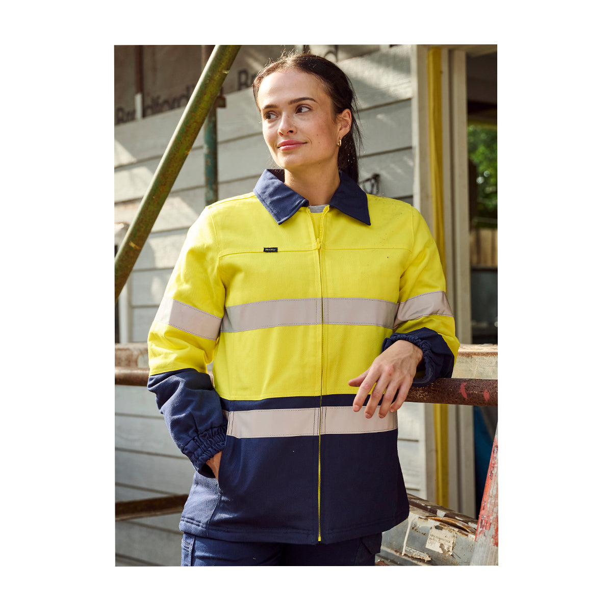 Bisley Ladies Taped Drill Jacket BKL6710T