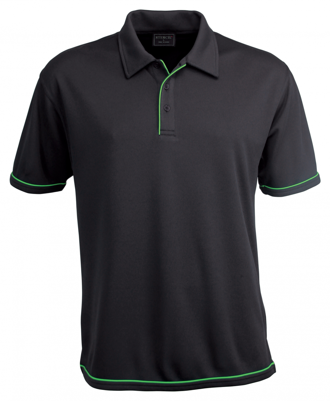 Stencil Original Cool Dry Mens S/S Polos (1010)
