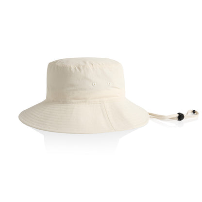 Nylon Wide Brim Bucket Hat - 1174