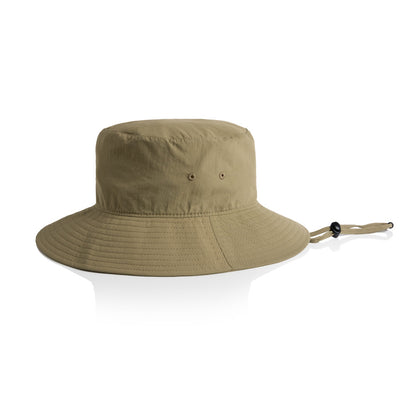 Nylon Wide Brim Bucket Hat - 1174