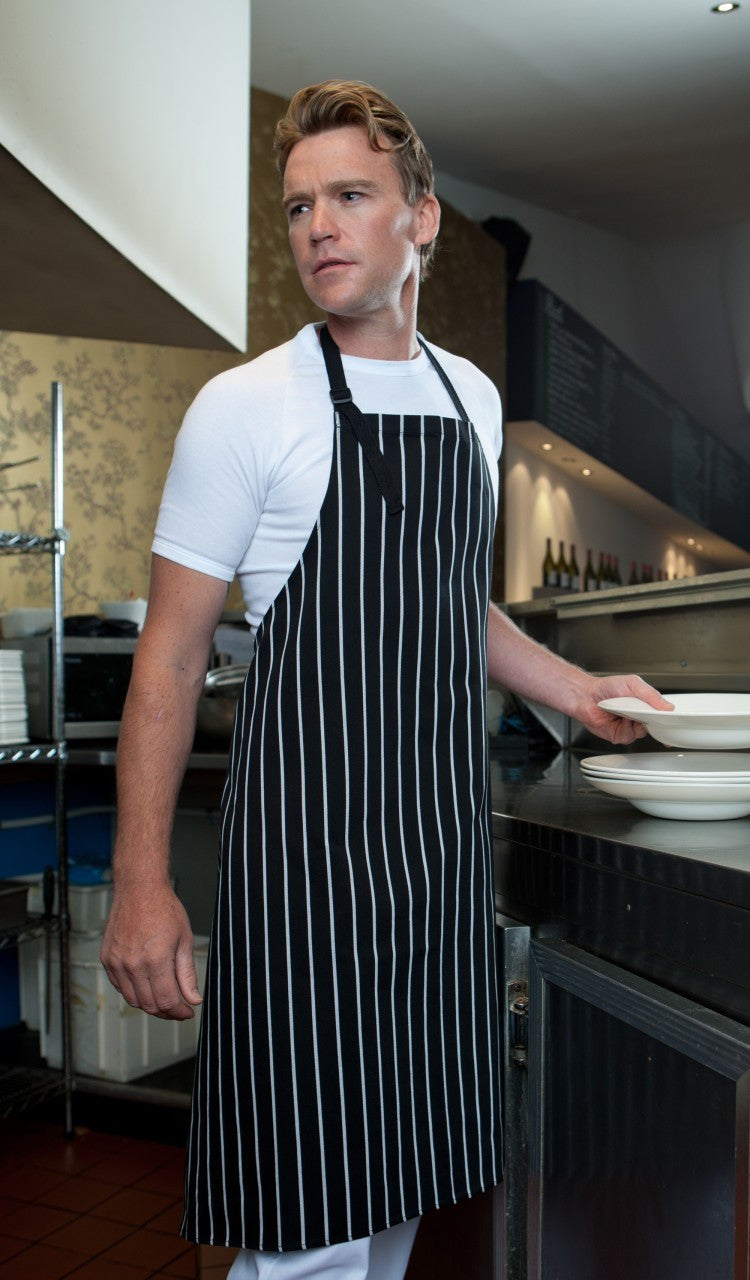 JBs Wear Bib Striped Without Pocket Apron (5BSNP)