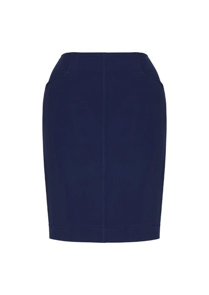 Biz Corporate Womens Bandless Pencil Skirt (20717)