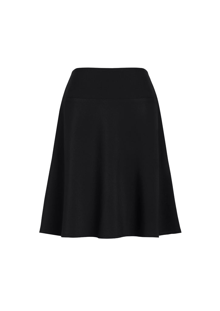 Biz Corporate Womens Bandless Flared Skirt (20718)