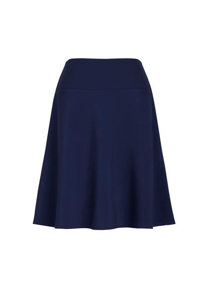 Biz Corporate Womens Bandless Flared Skirt (20718)