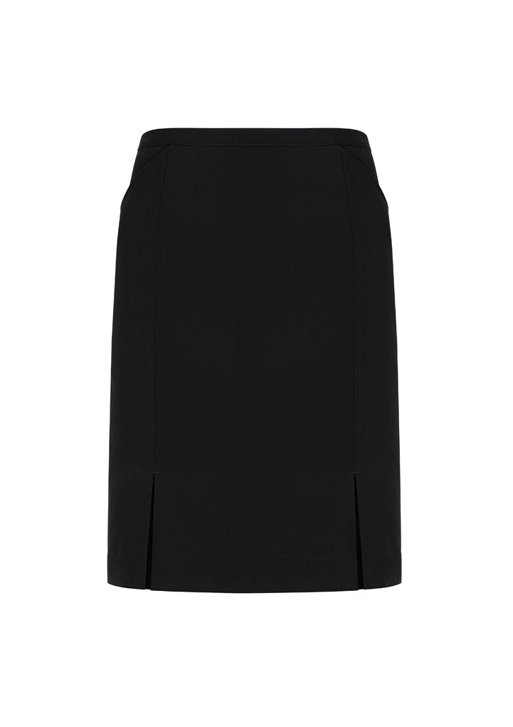 Biz Corporate Womens Front Pleat Detail Straight Skirt (20720)