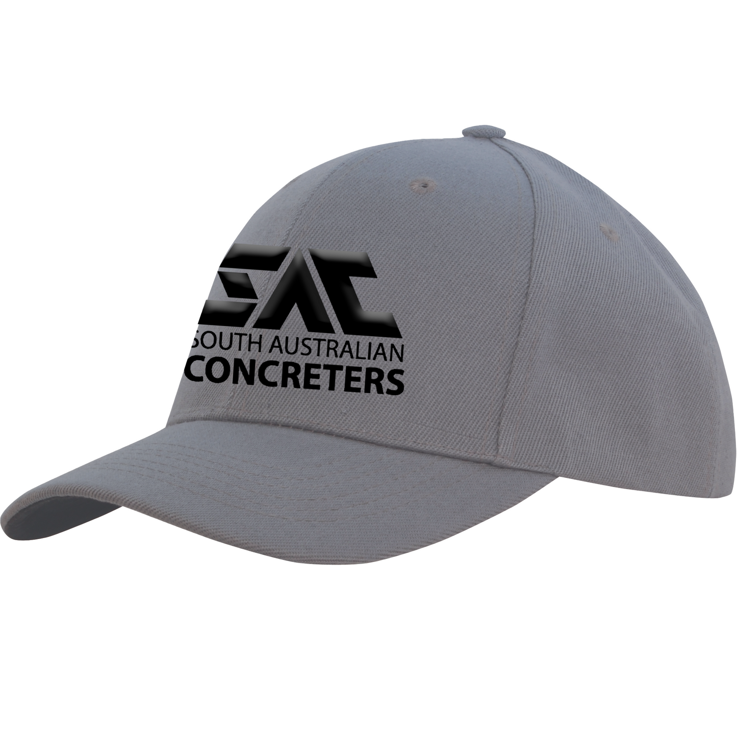 Grey cap with 3D puff design