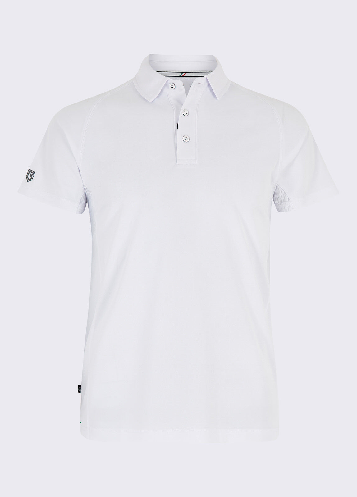 Menton Men's Technical Polo - White