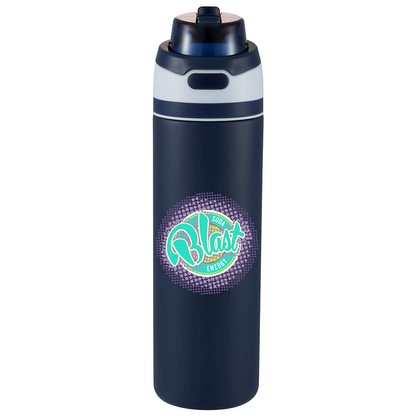 Elvin 900ml Recycled Stainless Flip Straw Bottle