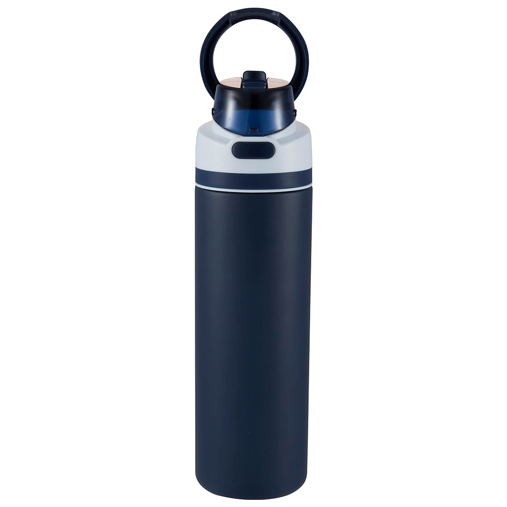 Elvin 900ml Recycled Stainless Flip Straw Bottle