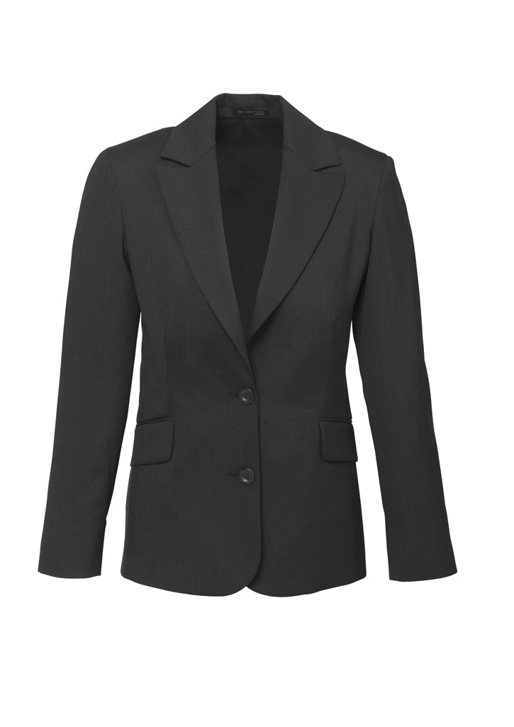 Biz Corporate Comfort Wool Stretch Womens Longline Jacket (64012)