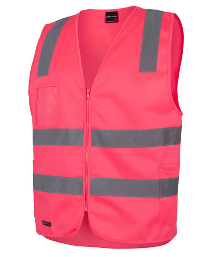 JB's Hi Vis (D+N) Zip Safety Vest