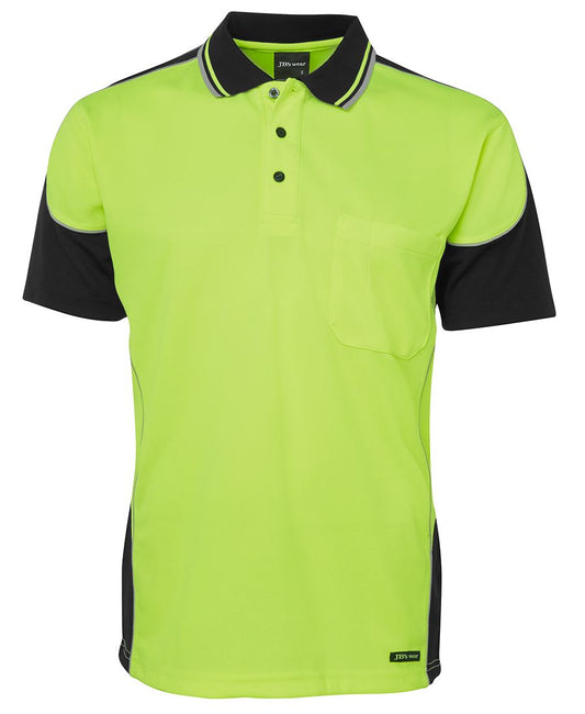 JB'S HI VIS CONTRAST PIPING POLO