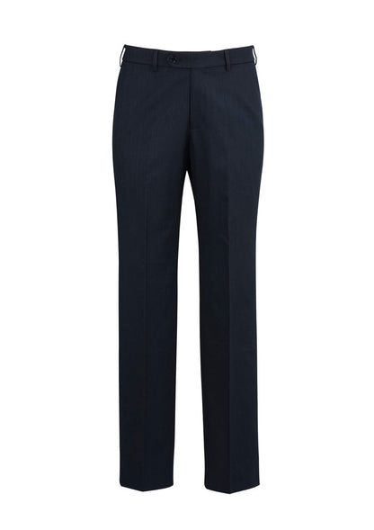 Biz Corporate Mens Slim Fit Flat Front Pant Stout (70716S)