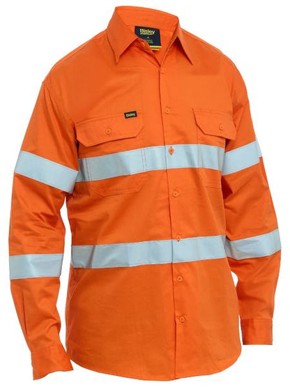 Taped Hi Vis Cool Lightweight Drill Shirt