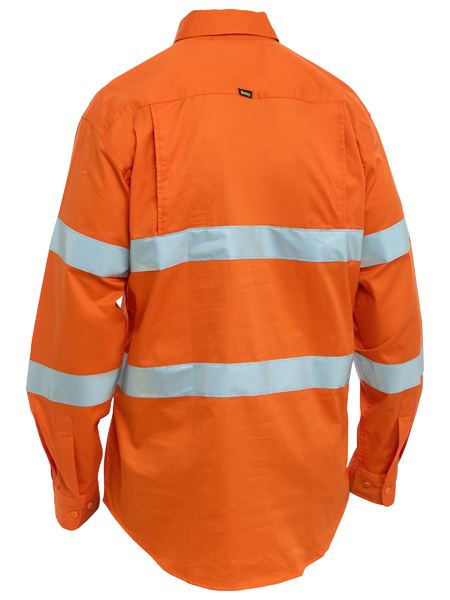 Taped Hi Vis Cool Lightweight Drill Shirt