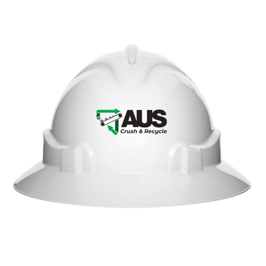 AUSCrush V6 Hard Hat Vented Full Brim