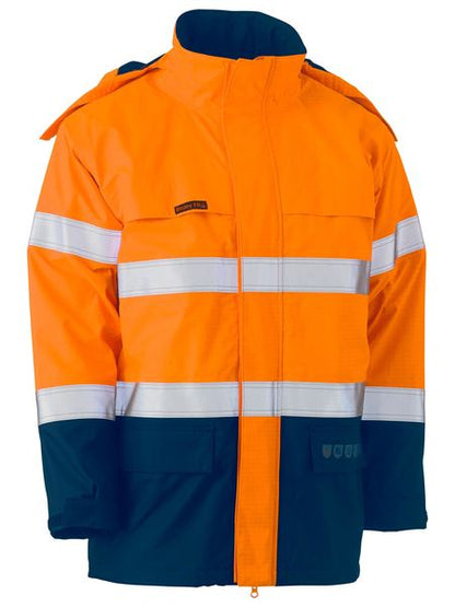 Taped Hi Vis Fr Wet Weather Shell Jacket - BJ8110T