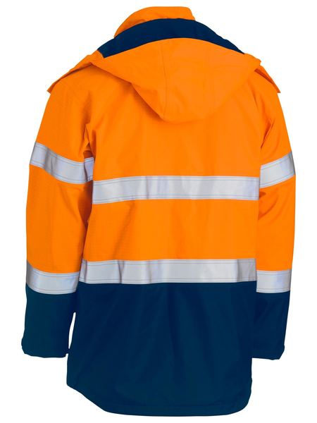 Taped Hi Vis Fr Wet Weather Shell Jacket - BJ8110T