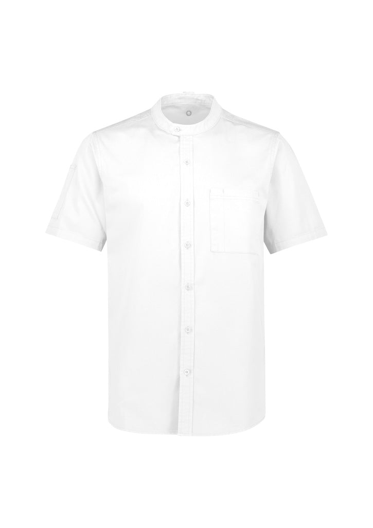 Biz Collection Mens Salsa Short Sleeve Chef Shirt-(CH329MS)