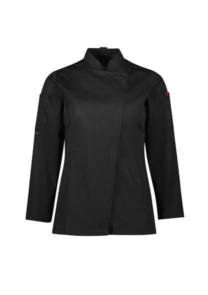 Biz Collection Womens Alfresco Long Sleeve Chef Jacket-(CH330LL)