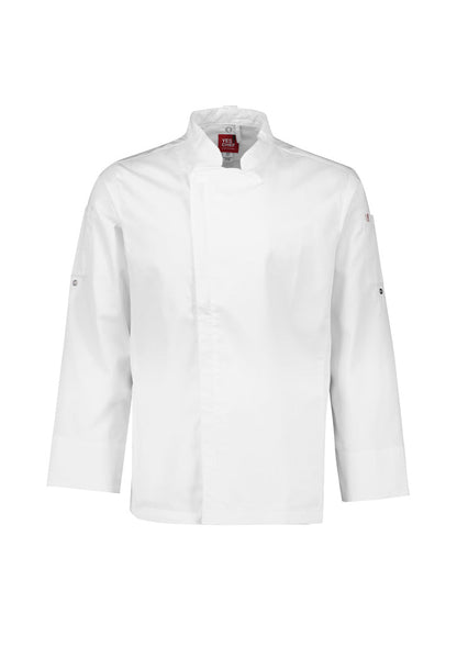 Biz Collection Mens Alfresco Long Sleeve Chef Jacket-(CH330ML)