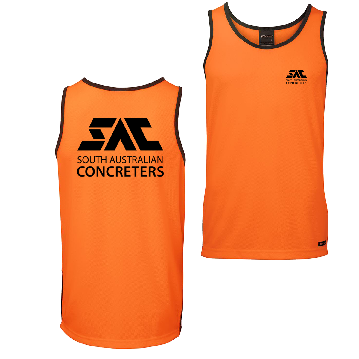 SAC JB'S HI VIS CONTRAST SINGLET