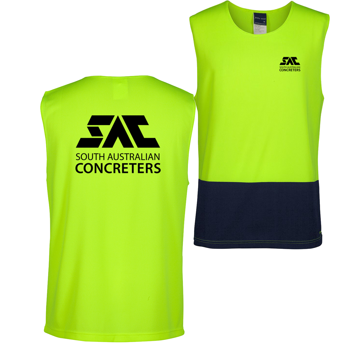 SAC JB'S HI VIS MUSCLE TOP