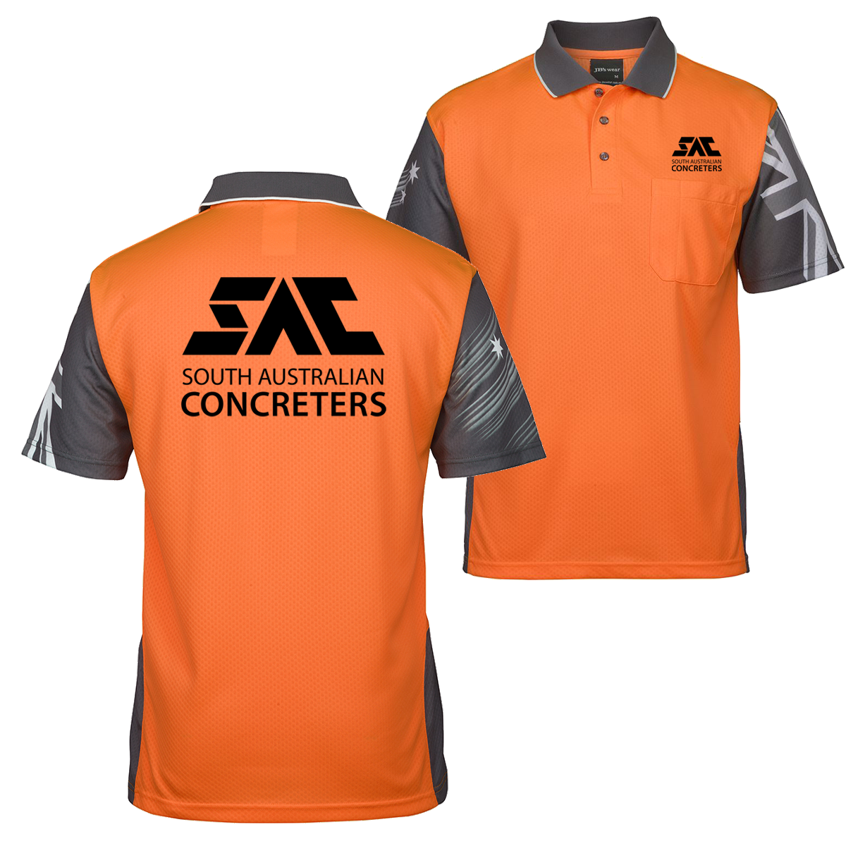 SAC JB'S HI VIS SOUTHERN CROSS POLO