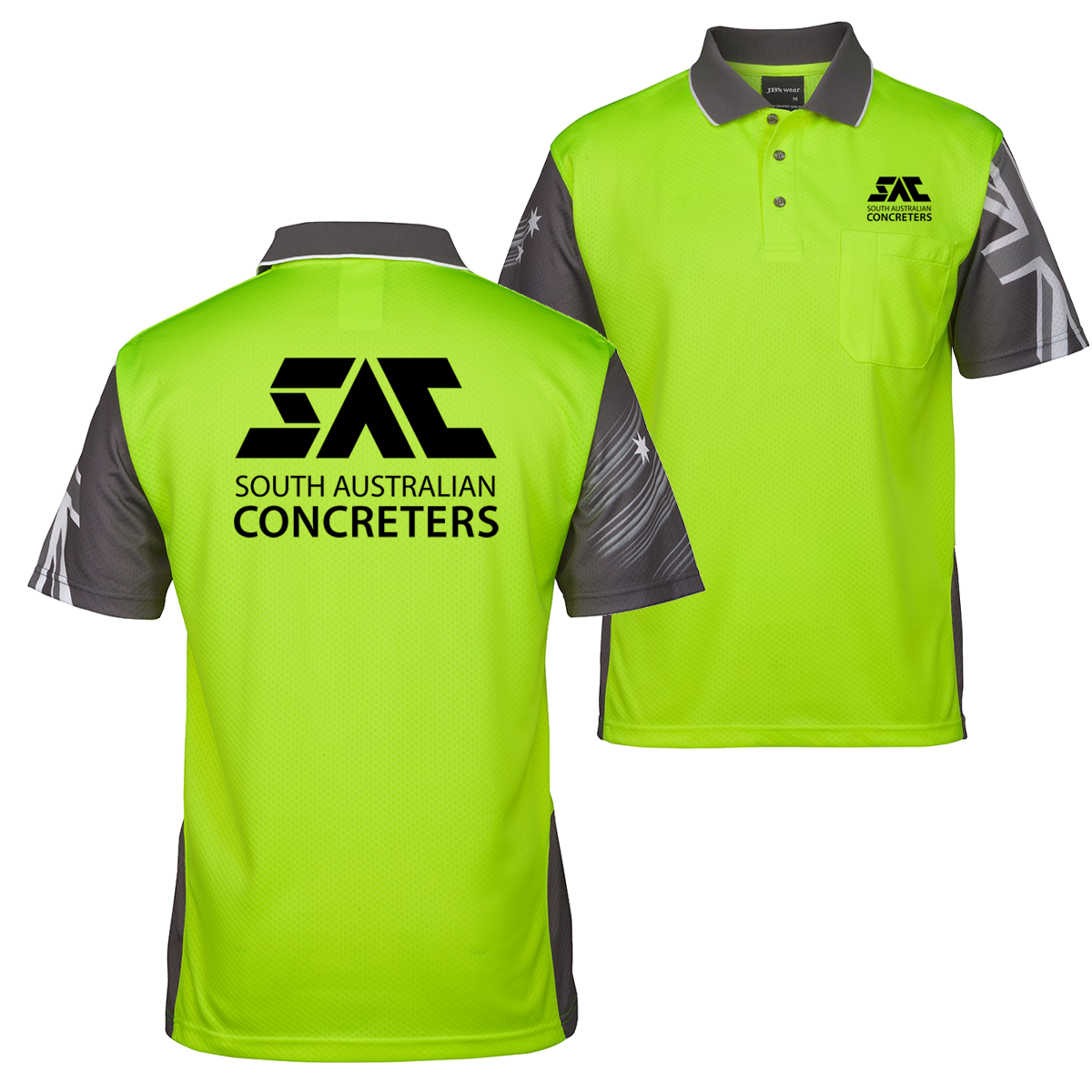 SAC JB'S HI VIS SOUTHERN CROSS POLO