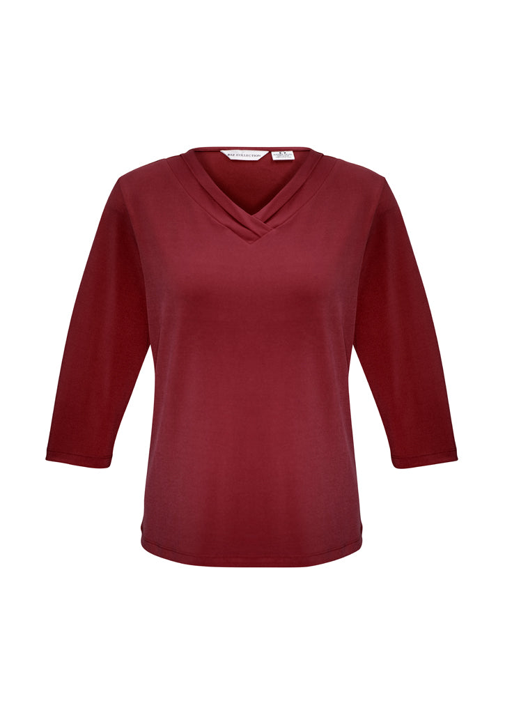 Biz Collection Ladies Lana 3/4 Sleeve Top (K819LT)