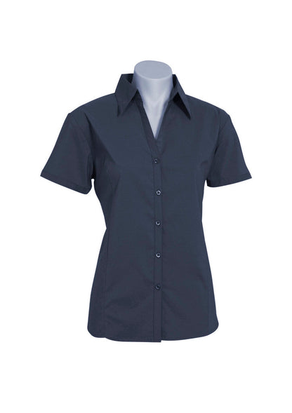 Biz Collection Ladies Metro Short Sleeve Shirt -(LB7301)