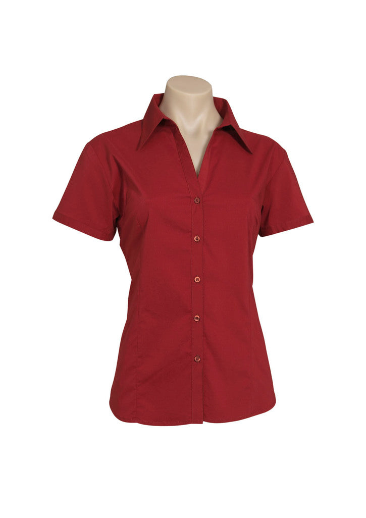 Biz Collection Ladies Metro Short Sleeve Shirt -(LB7301)