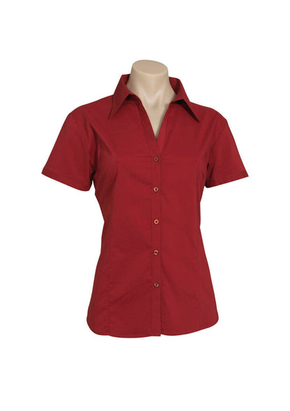 Biz Collection Ladies Metro Short Sleeve Shirt -(LB7301)