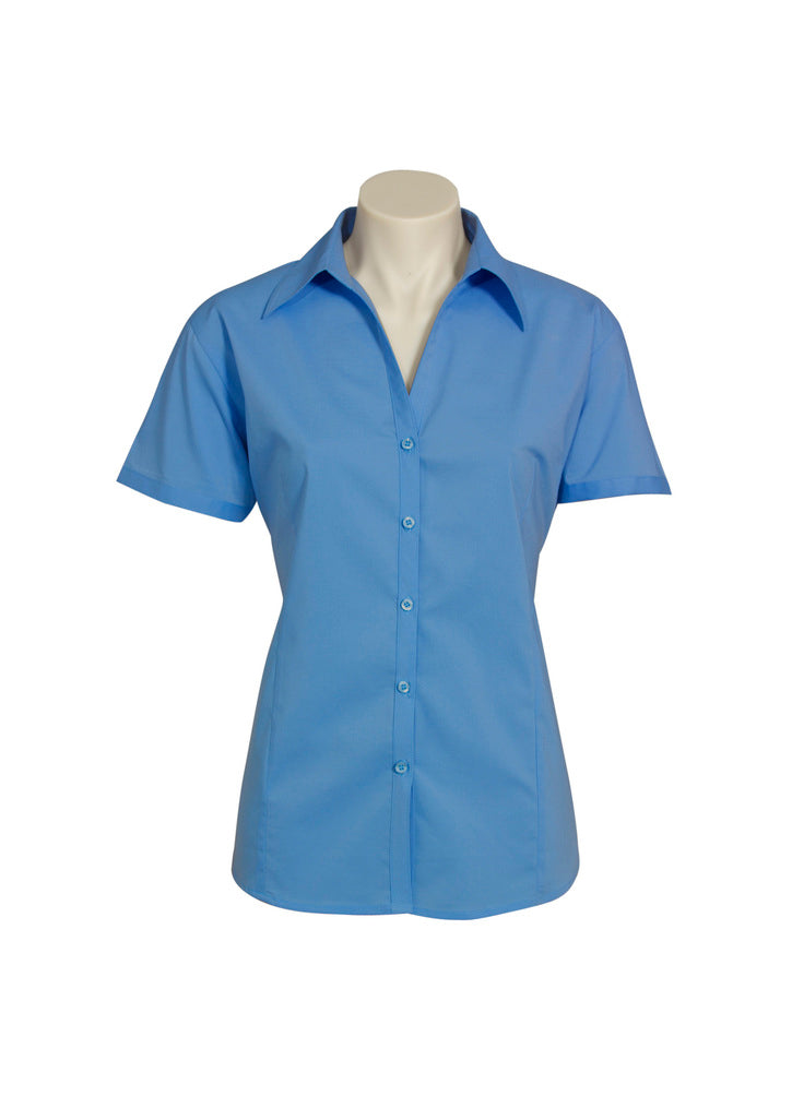 Biz Collection Ladies Metro Short Sleeve Shirt -(LB7301)