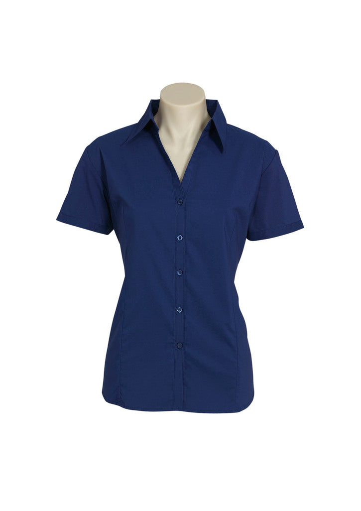 Biz Collection Ladies Metro Short Sleeve Shirt -(LB7301)