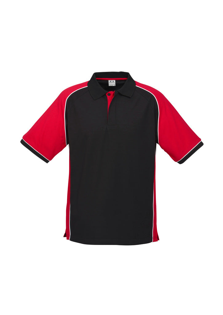 Biz Collection Mens Nitro Short Sleeve Polo- (P10112)