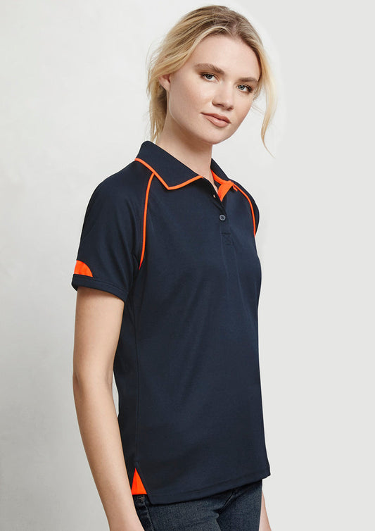 Biz Collection Ladies Womens Fusion Short Sleeve Polo (P29022)