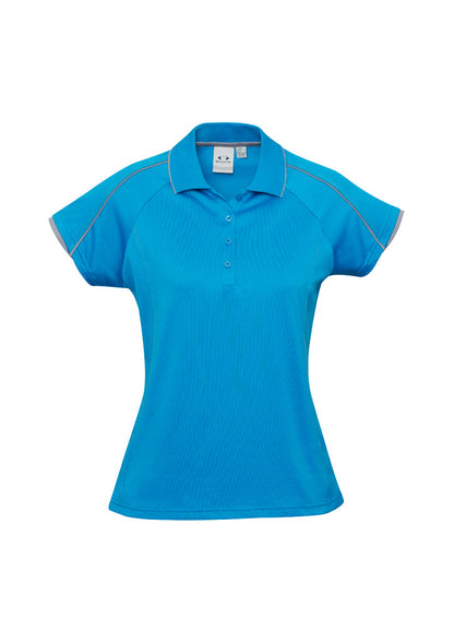 Biz Collection Womens Blade Short Sleeve Polo  (P303LS)