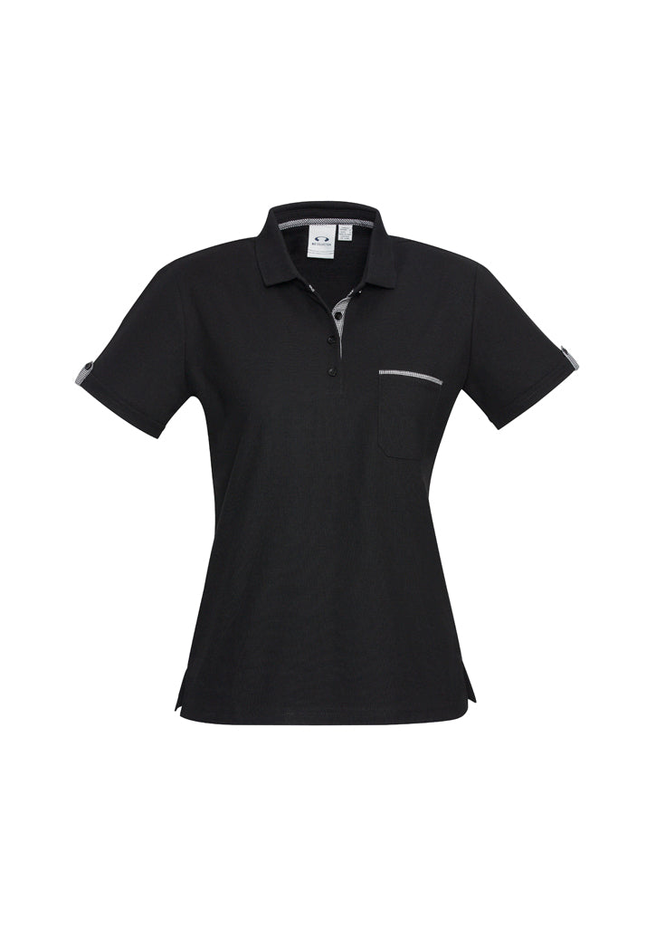 Biz Collection Womens Edge Short Sleeve Polo (P305LS)