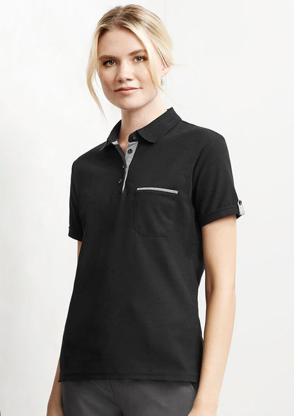 Biz Collection Womens Edge Short Sleeve Polo (P305LS)