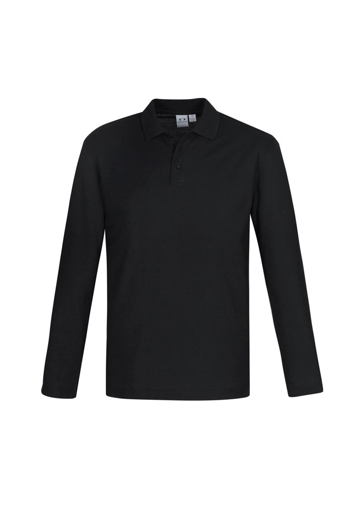 Biz Collection Mens Crew Long Sleeve Polo (P400ML)