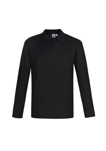 Biz Collection Mens Crew Long Sleeve Polo (P400ML)