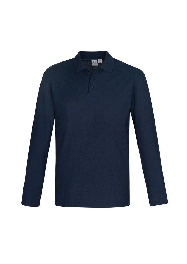 Biz Collection Mens Crew Long Sleeve Polo (P400ML)