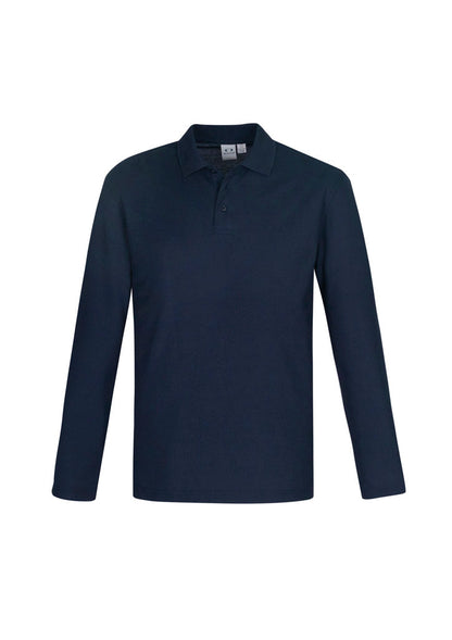 Biz Collection Mens Crew Long Sleeve Polo (P400ML)