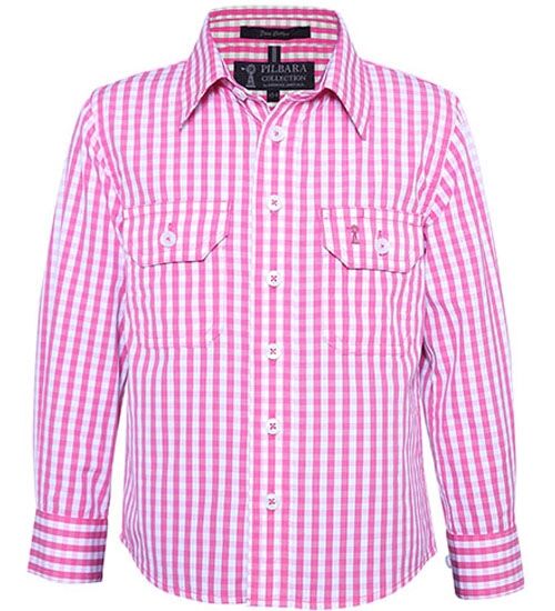 Pilbara Kids Checked Shirt